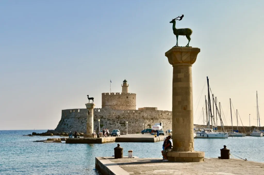 Rhodes Mandraki Harbour