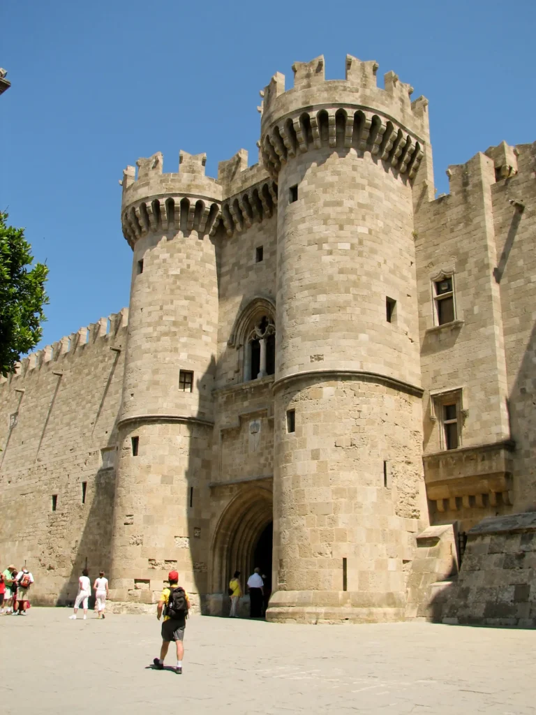 Rhodes Old Town Kolona Entrance Towers